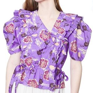 Ulla Johnson Amata blouse in Zinnia